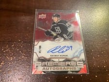 2021-22 Upper Deck Ice Ice Premieres Autograph Rasmus Kupari #IPA-RK card