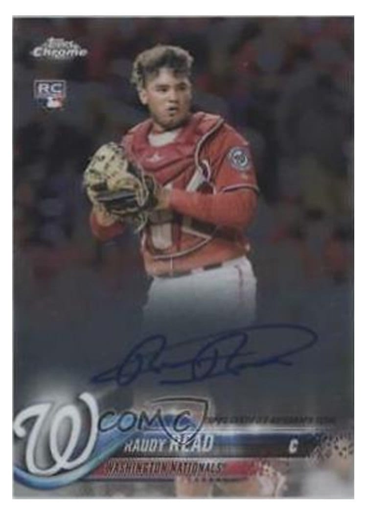 2018 Topps Chrome Rookie Autographs Raudy Read #RA-RR card