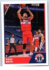 2021-22 Panini NBA Sticker & Card Collection (Brazil) Base Set Raul Neto #299 card