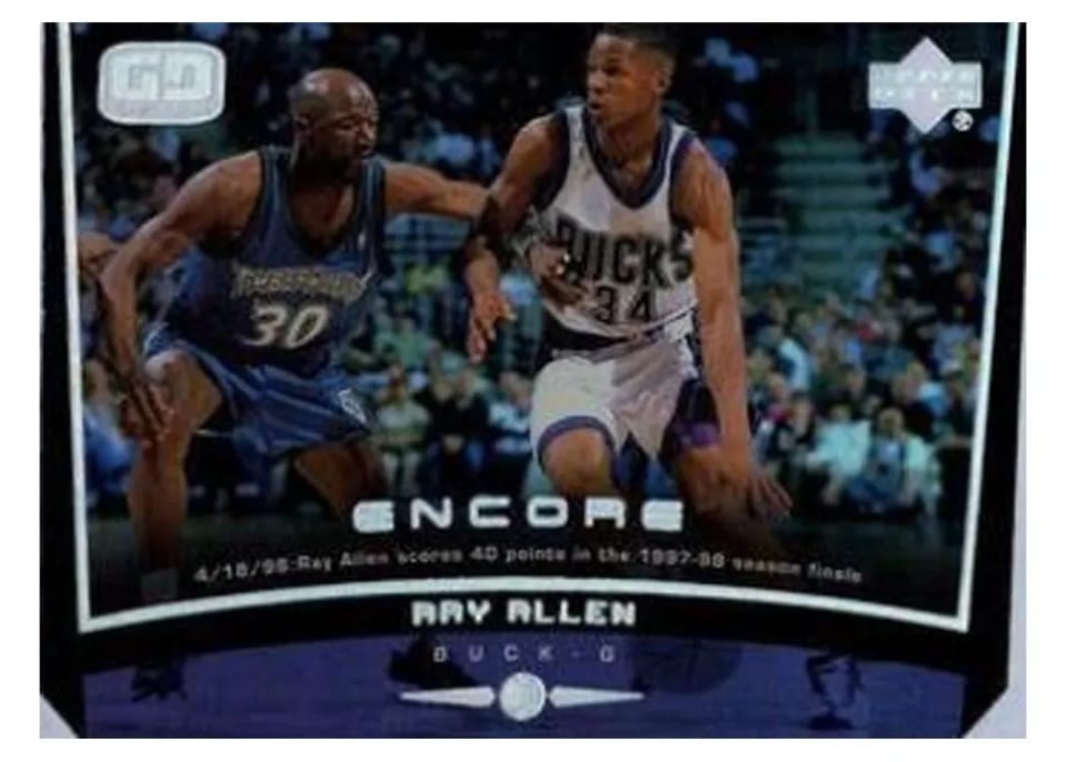 1998 Upper Deck Encore Ray Allen #46 card