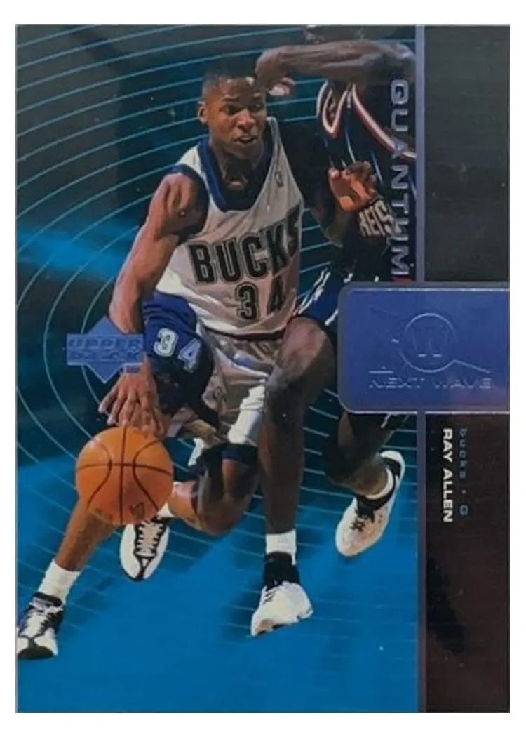 1998 Upper Deck Next Wave Ray Allen #NW28 card