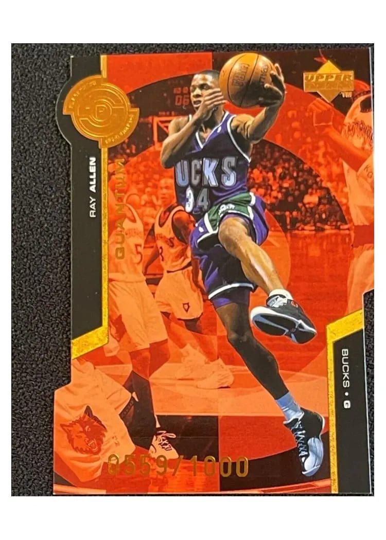 1998 Upper Deck Super Powers Ray Allen Quantum Bronze #S15 card