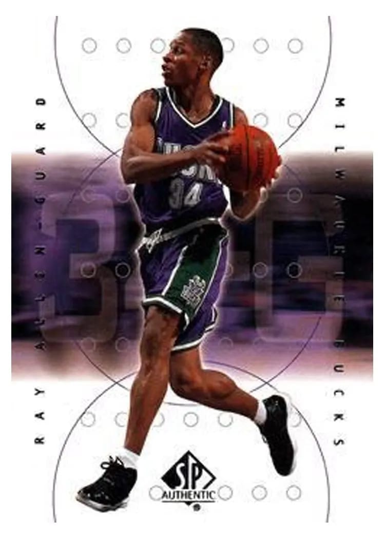 2000 SP Authentic Ray Allen #45 card