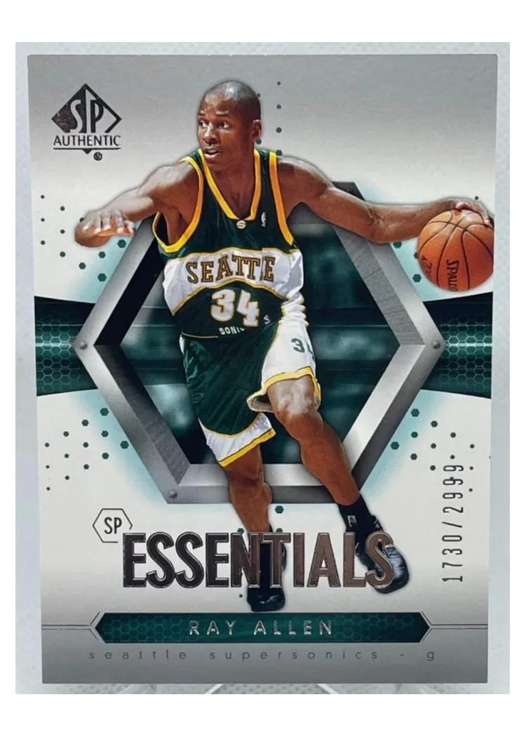 2004 SP Authentic Ray Allen #127 card