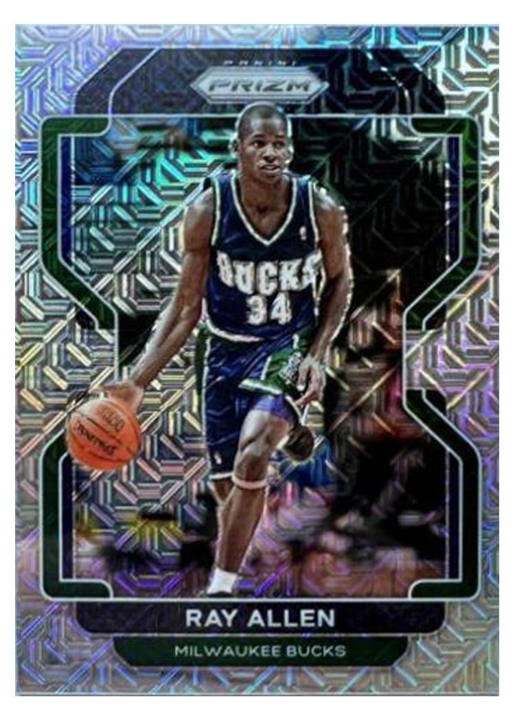 2021-22 Panini Prizm Base Set Ray Allen Mojo Prizm #251 card