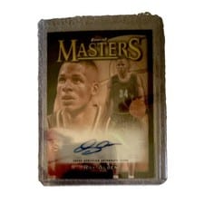 2023-24 Finest Masters Autographs Ray Allen #MA-RA card