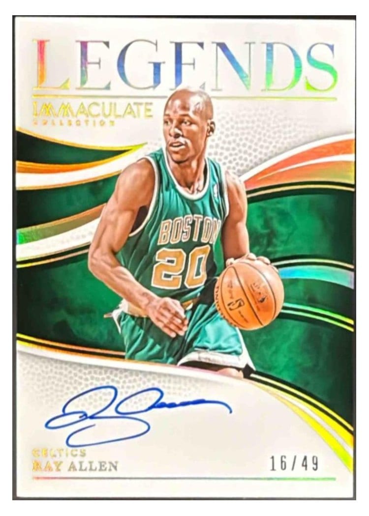 2024-25 Panini Immaculate Collection Immaculate Legends Set Ray Allen #5 card