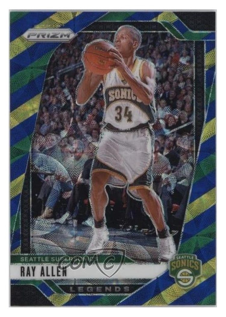 2024-25 Panini Prizm Base Set Ray Allen #300 card