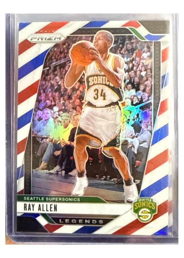 2024-25 Panini Prizm Base Set Ray Allen #300 card