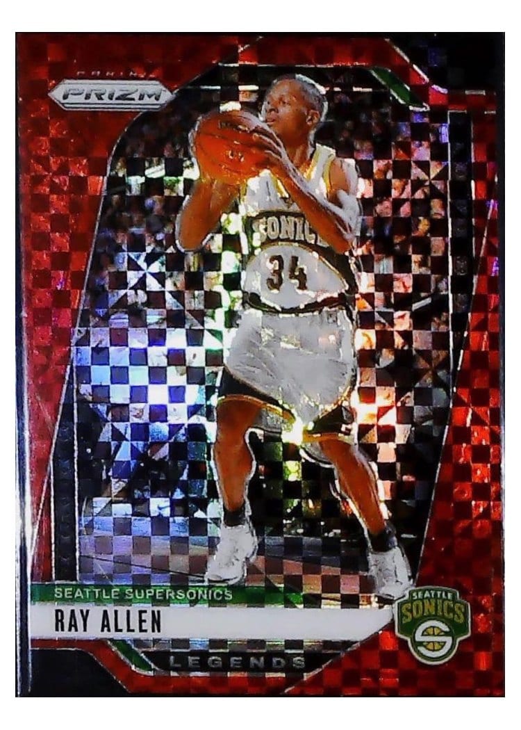 2024-25 Panini Prizm Base Set Ray Allen Red Power #300 card