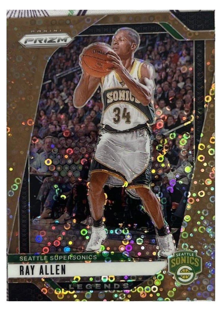 2024-25 Panini Prizm Base Set Ray Allen #300 card