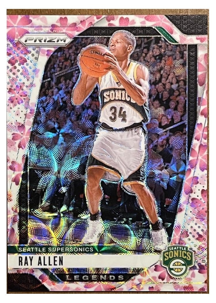 2024-25 Panini Prizm Base Set Ray Allen #300 card
