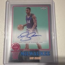 Ray Allen 2024-25 Topps Chrome 1973 Topps Autographs card
