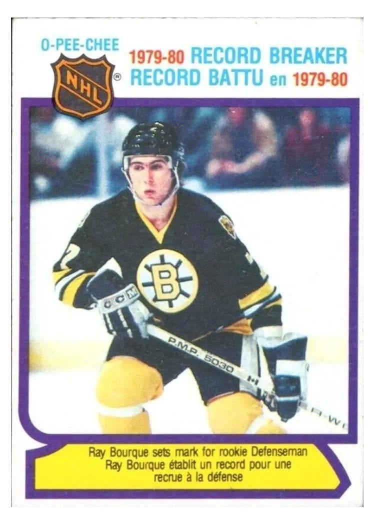 1980 O-Pee-Chee Ray Bourque #2 card