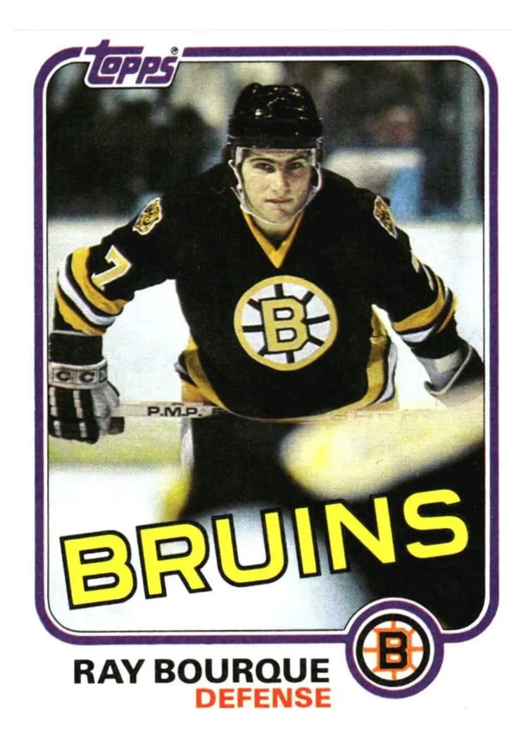 1981 Topps Ray Bourque #5 card