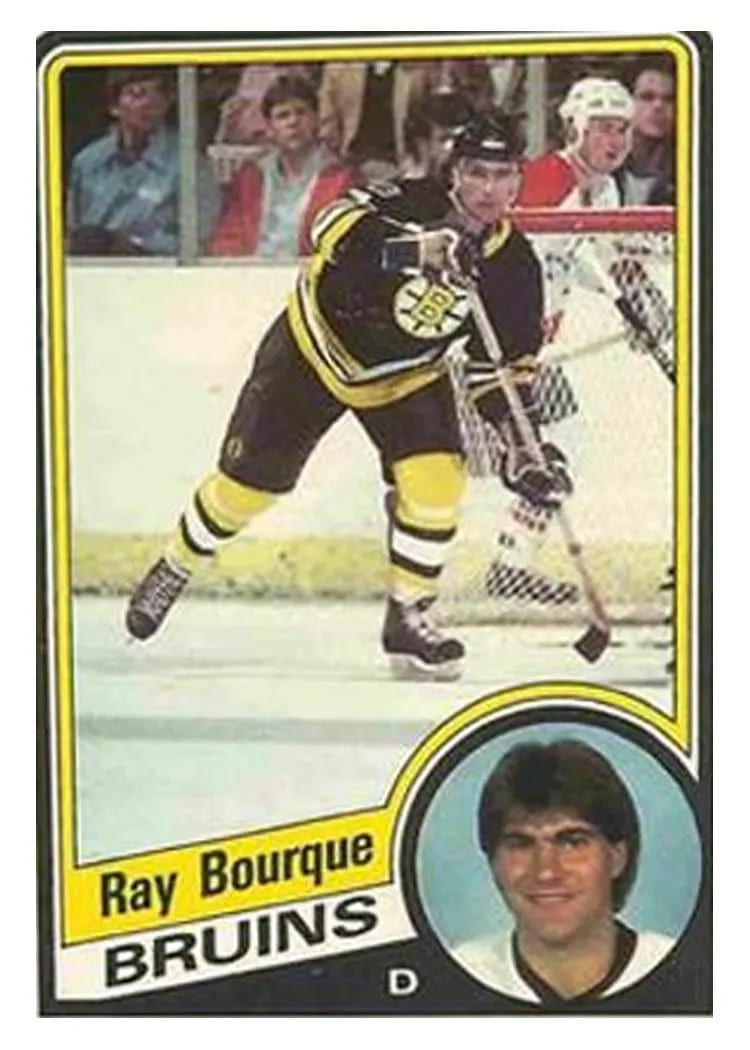 1984 O-Pee-Chee Ray Bourque #1 card