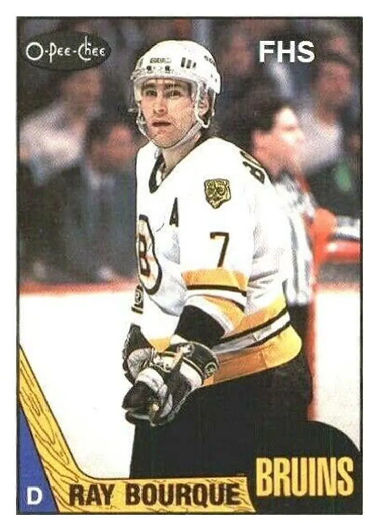 1987 O-Pee-Chee Ray Bourque #87 card