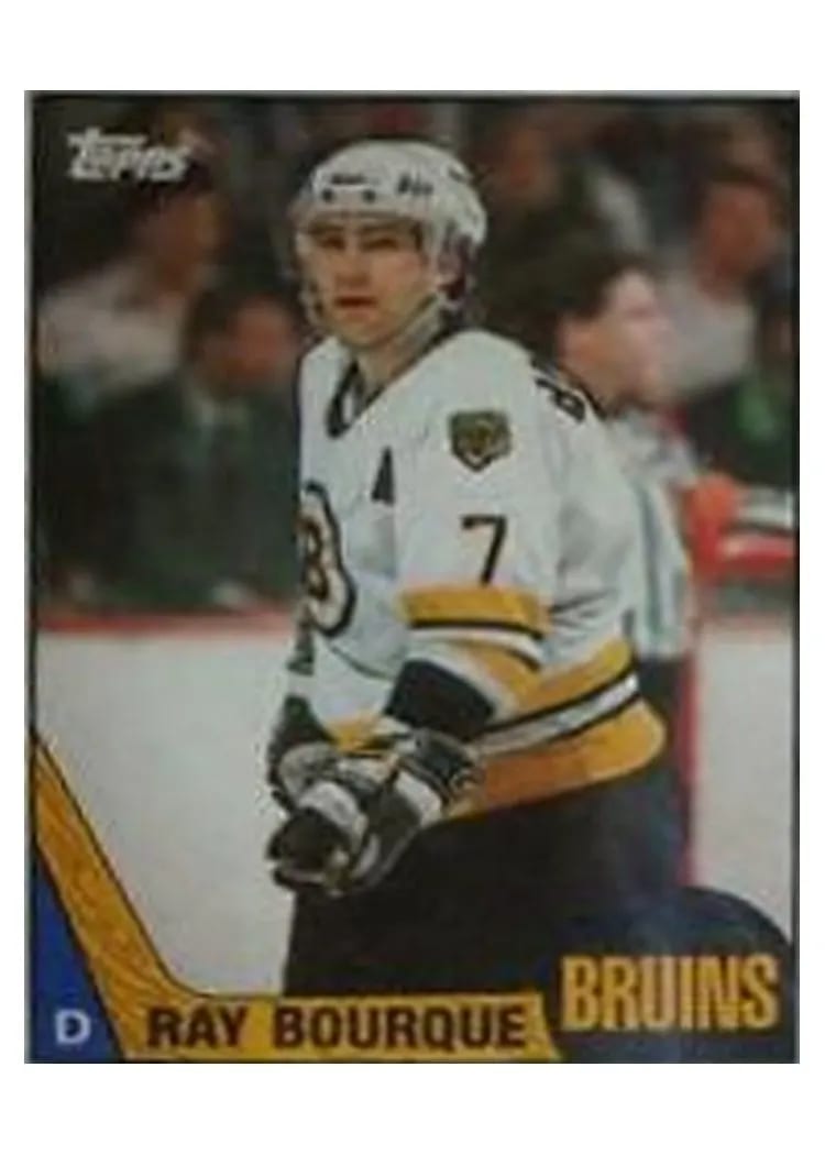 1987 Topps Ray Bourque #87 card