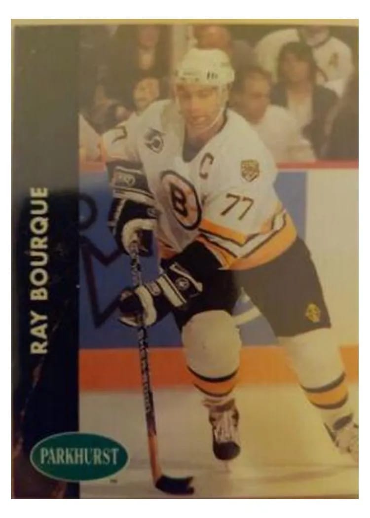 1991 Parkhurst Ray Bourque French #9 card