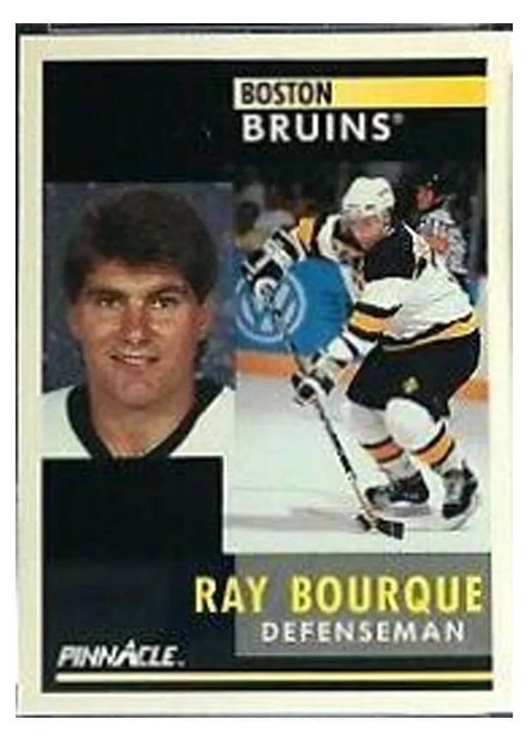 1991 Pinnacle Ray Bourque #15 card