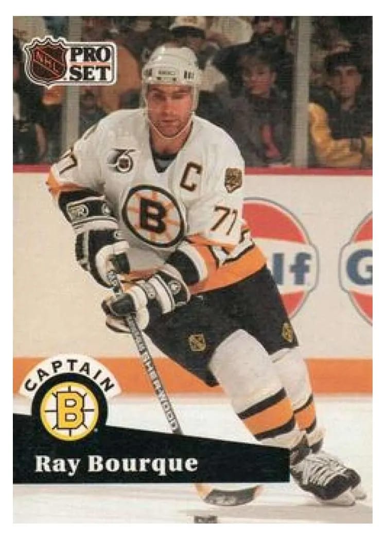 1991 Pro Set Ray Bourque #567 card