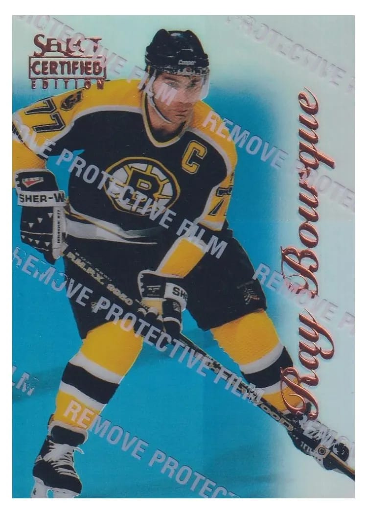 1996 Select Certified Ray Bourque #5 card
