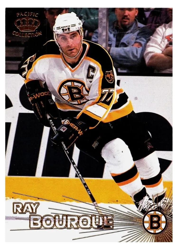 1997 Pacific Crown RAY BOURQUE #1 card