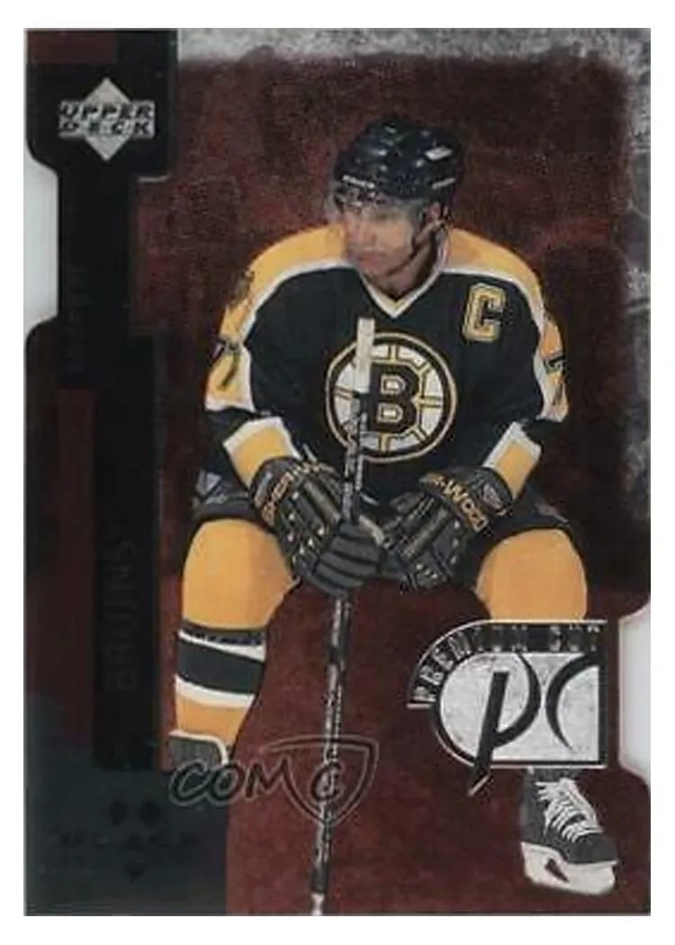 1997 Upper Deck Black Diamond Premium Cut Ray Bourque #PC4 card