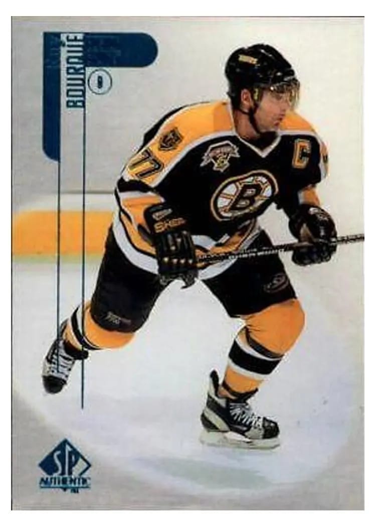 1998 SP Authentic Ray Bourque #7 card