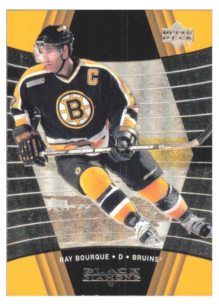 1999 Upper Deck Black Diamond Ray Bourque #9 card