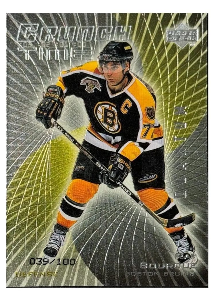 1999 Upper Deck Crunch Time Ray Bourque #CT20 card
