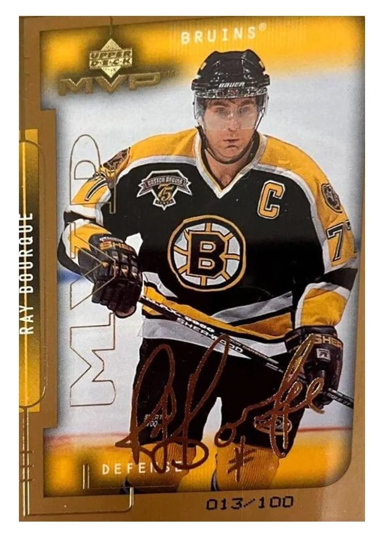 1999 Upper Deck MVP Ray Bourque #11 card