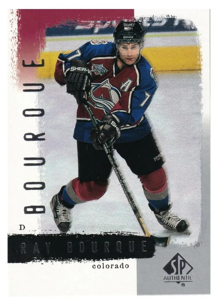 2000 SP Authentic Ray Bourque #22 card