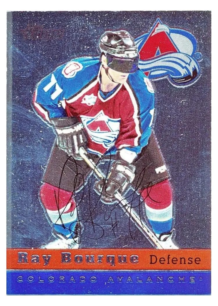 2000 Topps Heritage Ray Bourque #1 card