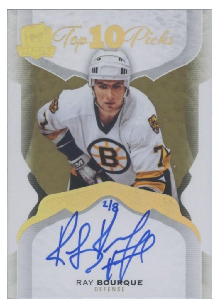 2021-22 Upper Deck The Cup Top Tens Ray Bourque #1979-8 card