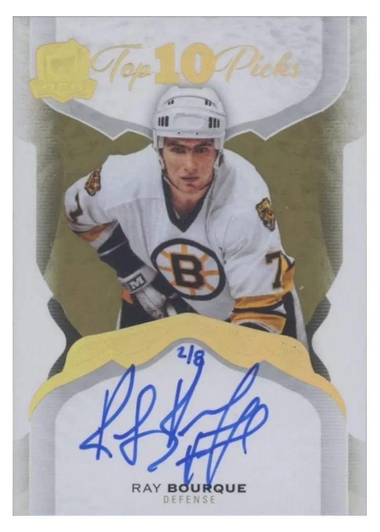 2021-22 Upper Deck The Cup Top Tens Ray Bourque #1979-8 card