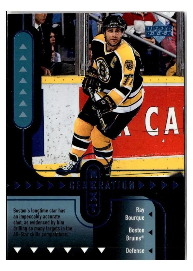 1998 Upper Deck Generation Next Ray Bourque / Eric Brewer #GN18 card