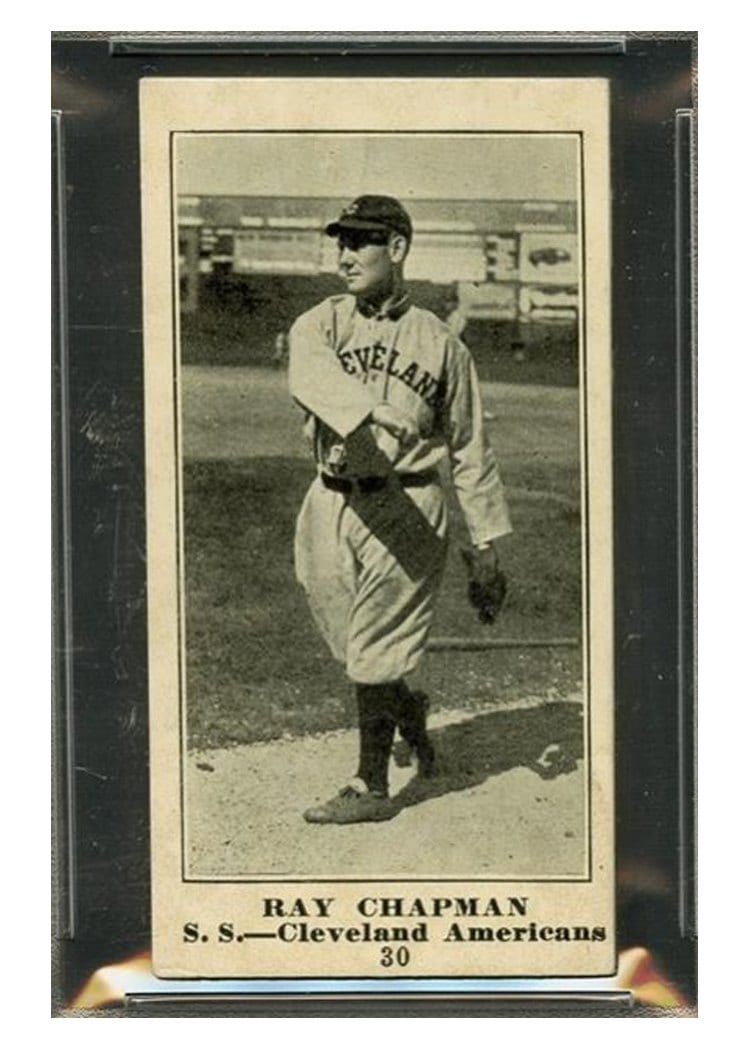 1916 M101 4 Sporting News Ray Chapman #30 card