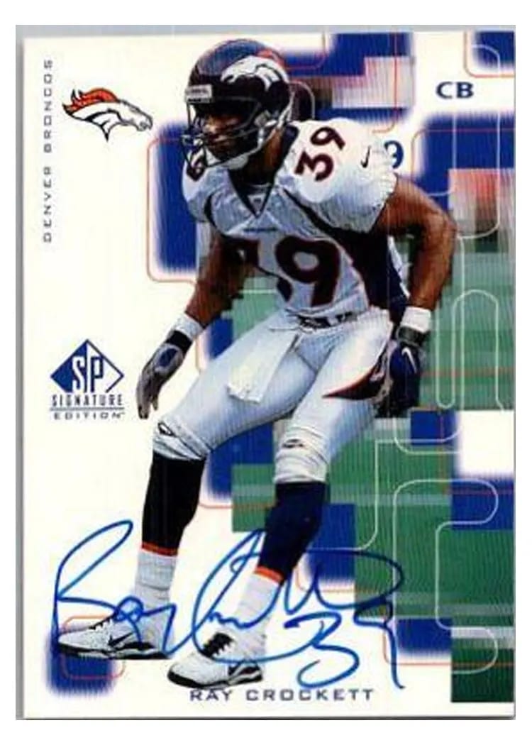1999 SP Signature Ray Crockett #35 card