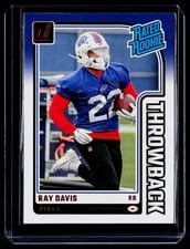2024 Donruss Rated Rookies Throwback Ray Davis #41 card