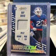 2024 Panini Absolute War Room Materials Ray Davis #WRM-RDS card