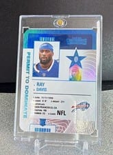 2024 Panini Contenders Permit to Dominate Ray Davis #36 card