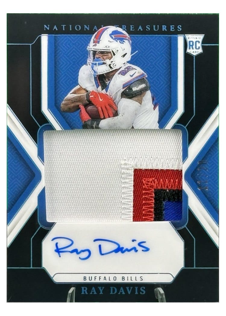 2024 Panini National Treasures Base Set Ray Davis #198 card