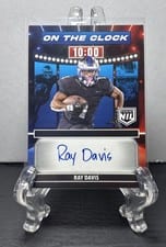 2024 Panini Prestige On the Clock Signatures Ray Davis #OTC-RDS card