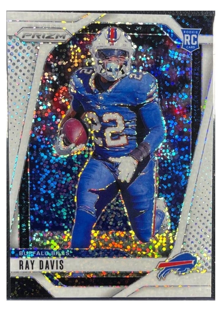 2024 Panini Prizm Base Set Ray Davis White Sparkle #382 card