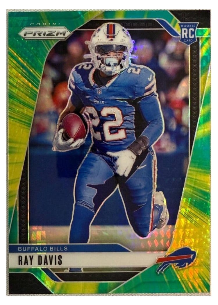 2024 Panini Prizm Base Set Ray Davis Hyper #382 card