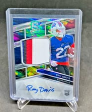 2024 Panini Spectra Rookie Patch Autographs Ray Davis #236 card
