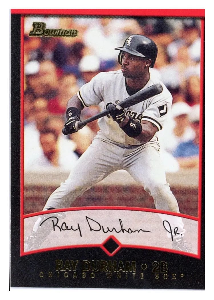 2001 Bowman Ray Durham #35 card