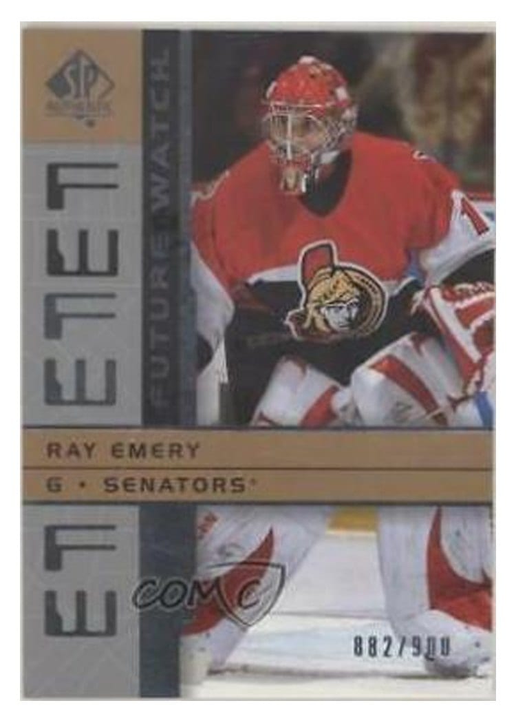 2002 SP Authentic Ray Emery #207 card