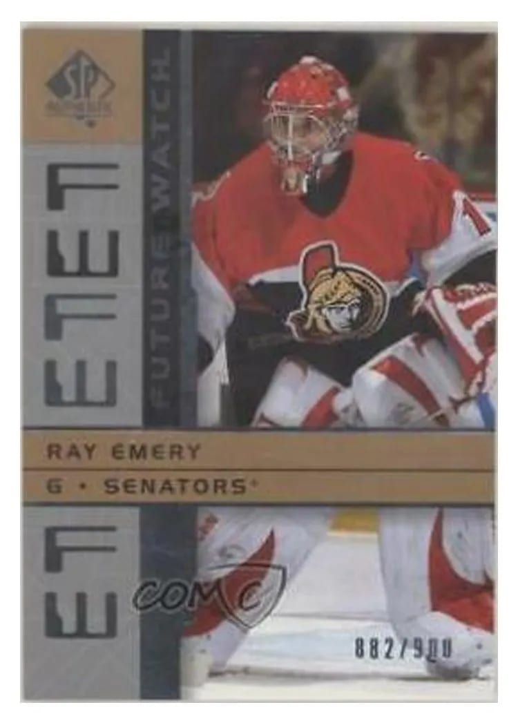 2002 SP Authentic Ray Emery #207 card